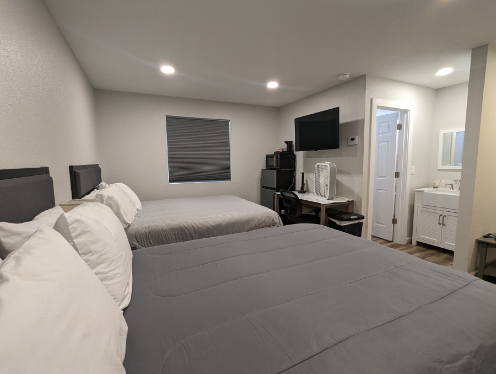 Two double beds in the Double Deluxe Room